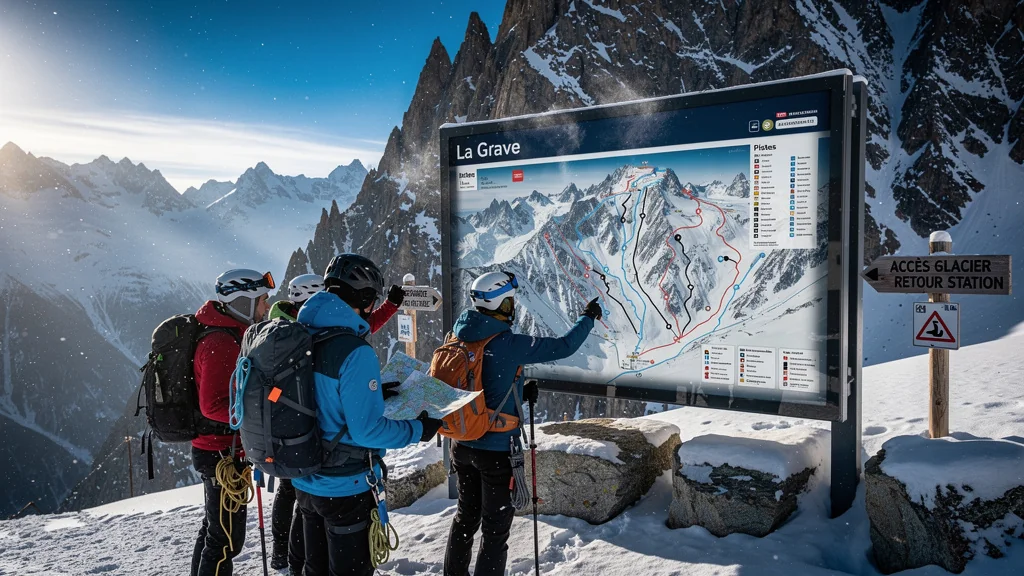 la grave plan des pistes