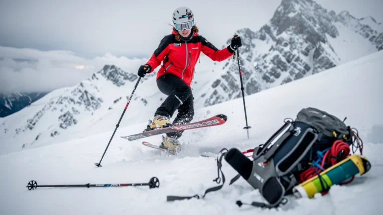Première conversion ratée en ski de rando sur neige vierge avec sensations et corrections visibles