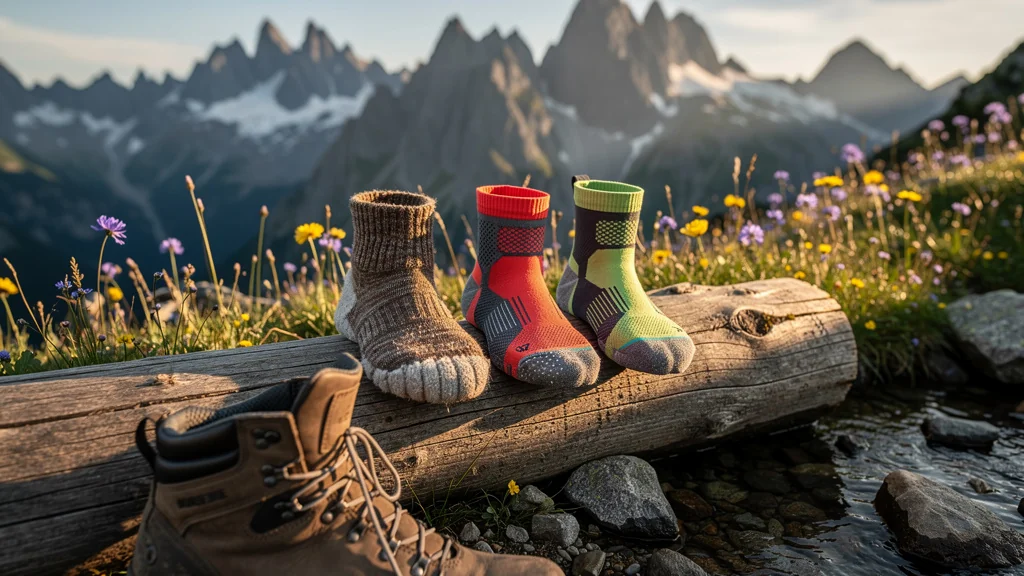 Trois chaussettes de randonnée alpine testées pendant quatre jours de marche en montagne